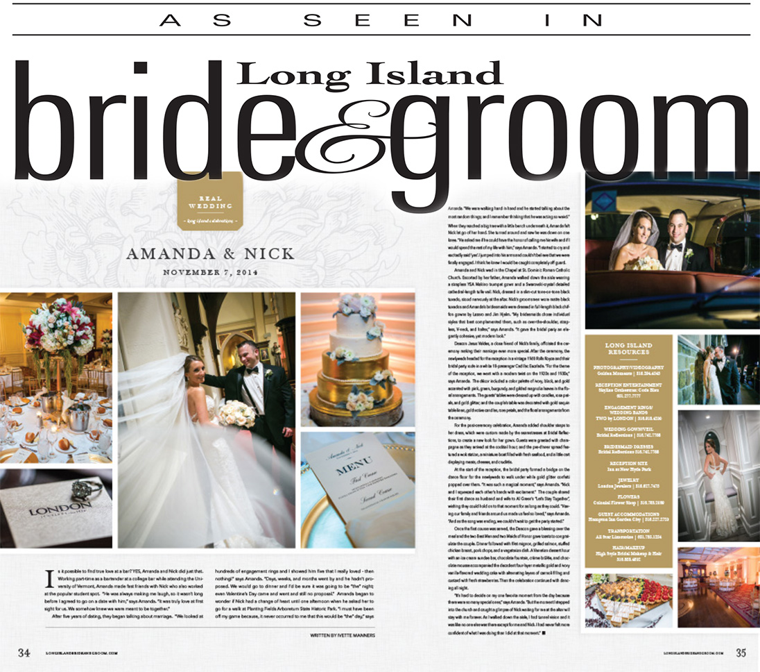 Long Island Bride and Groom Magazine Page 1